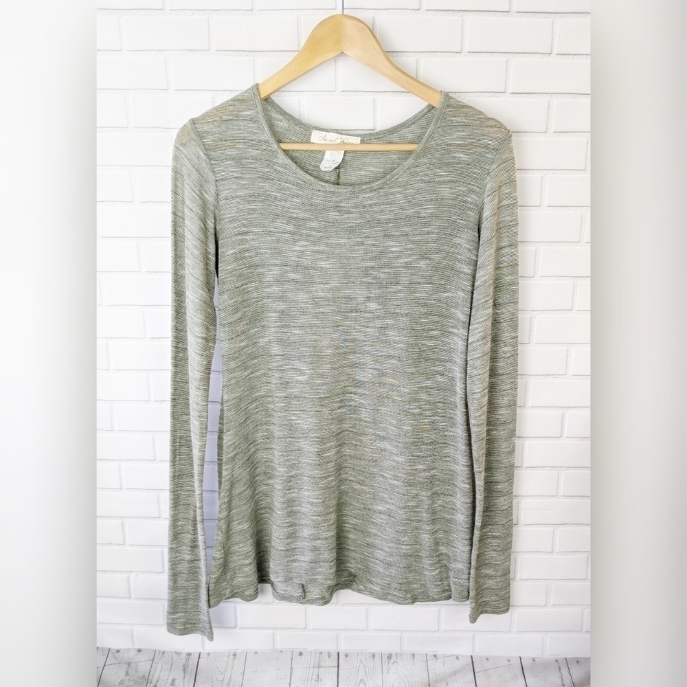 Social House Green Knit Sweater‎ Medium